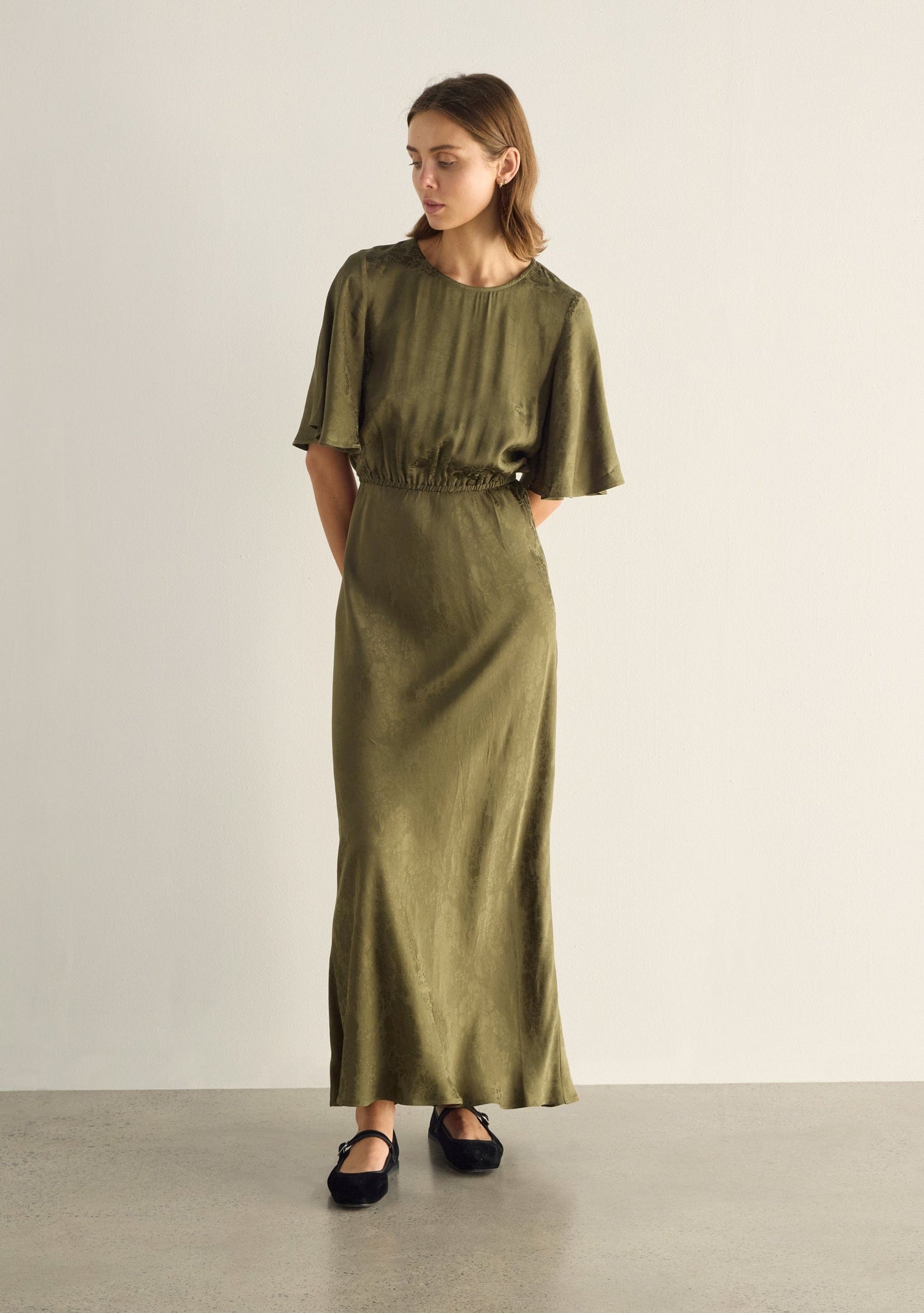 Auguste The Label Alexandria Maxi Dress (Green)