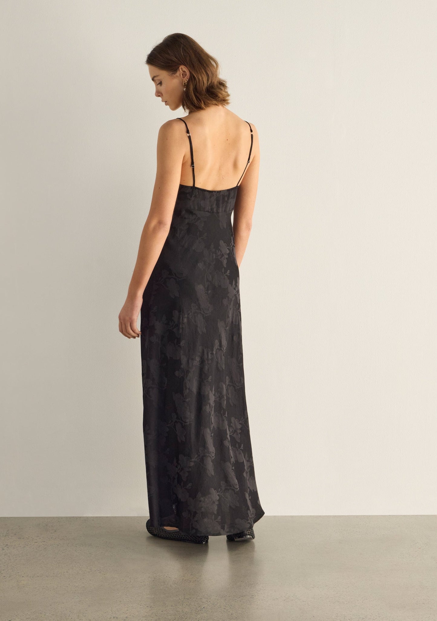 Auguste The Label Anne Tie Maxi Dress (Black)