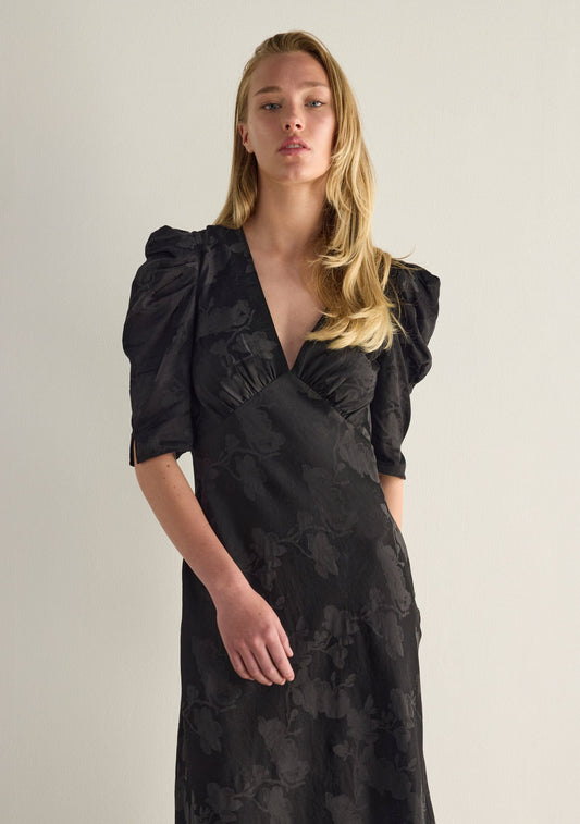 Auguste The Label Adley Midi Dress (Black)