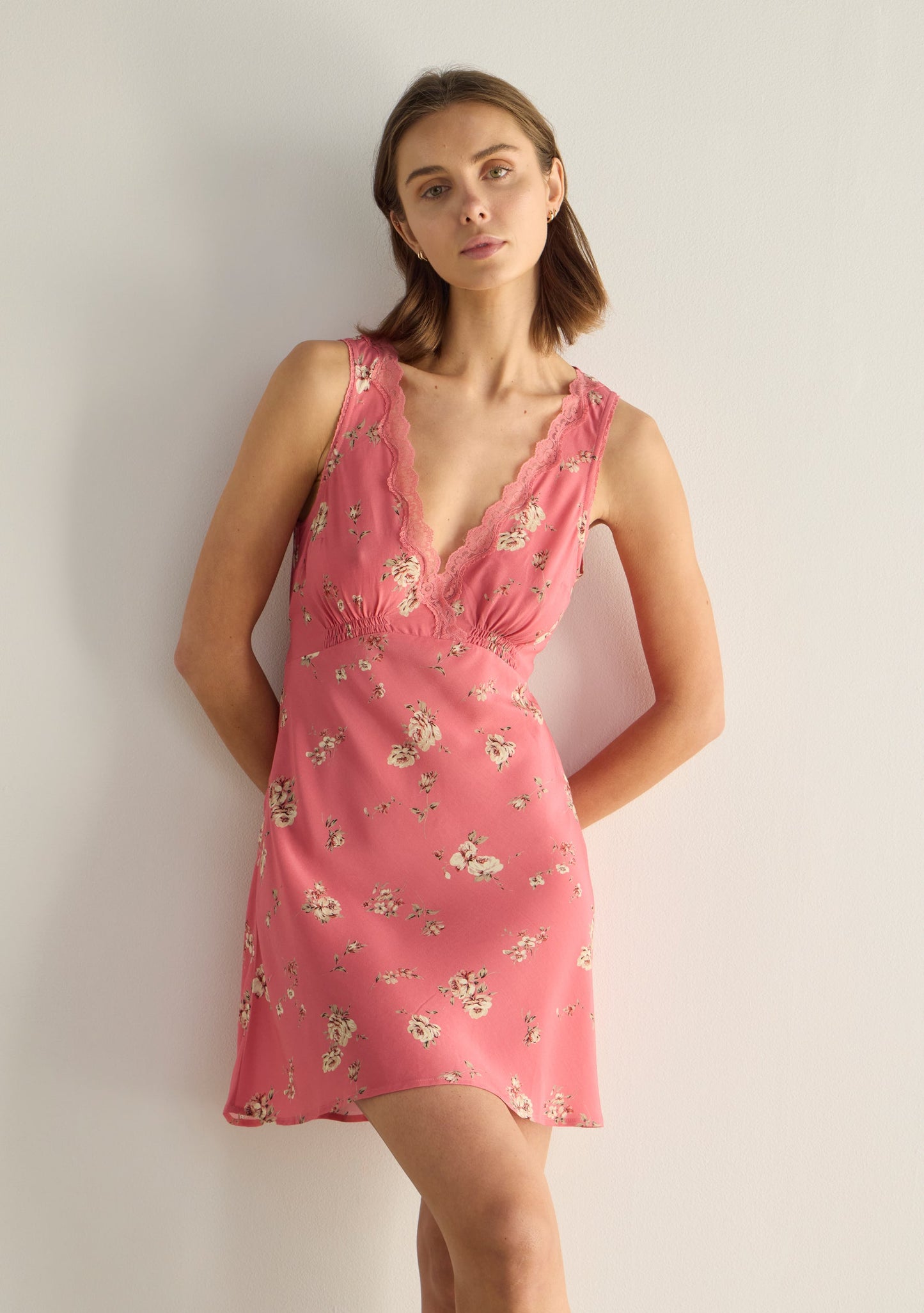 Auguste The Label Darcy Mini Dress (Pink)