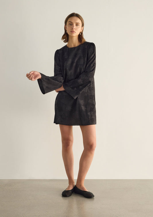 Auguste The Label Georgina Mini Dress (Black)