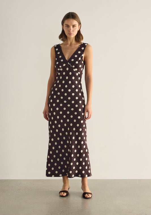 Auguste The Label Solene Maxi Dress (Tan/Brown)