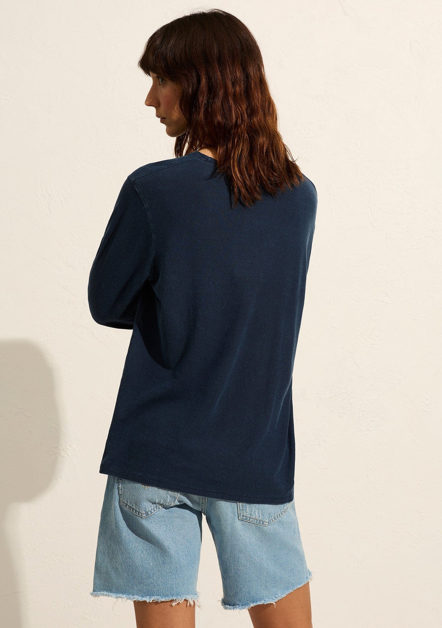 Auguste The Label Marseille North Long Sleeve Tee (Blue)