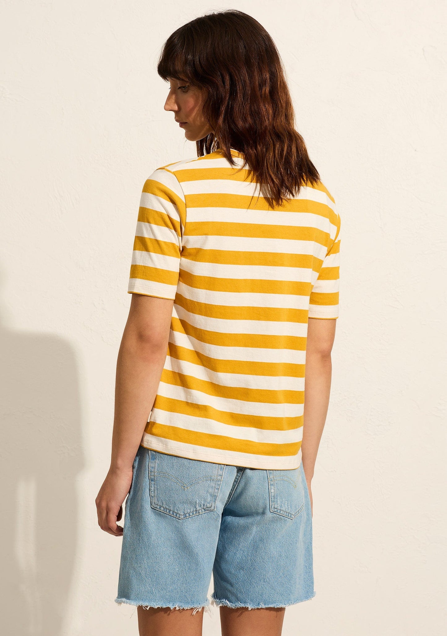 Auguste The Label Simple Tee (Yellow/Orange)