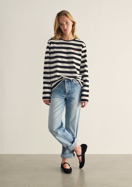 Auguste The Label Alden Long Sleeve Tee (Black)