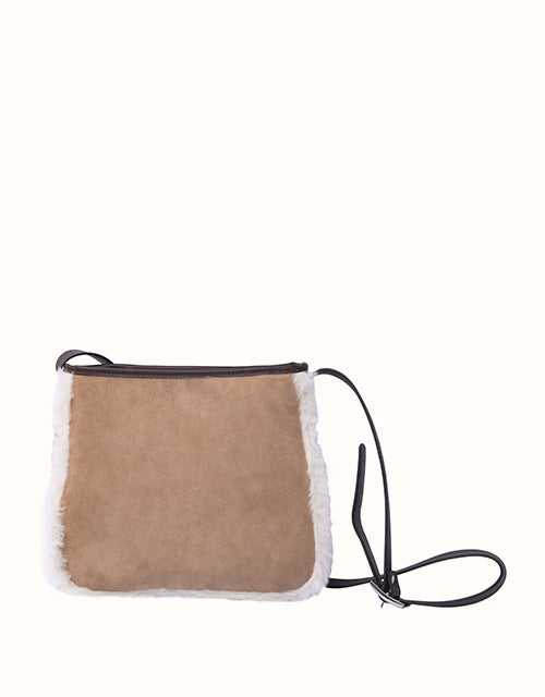 Unbranded/Generic Over Shoulder Bag-three Panels (Chestnut)