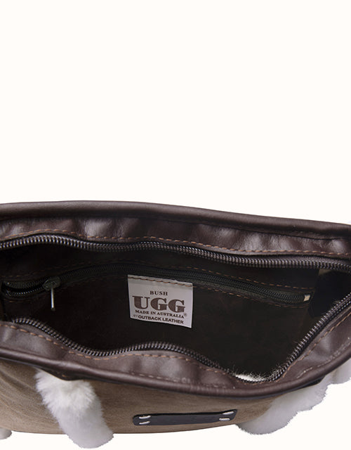 Unbranded/Generic Over Shoulder Bag-three Panels (Chestnut)