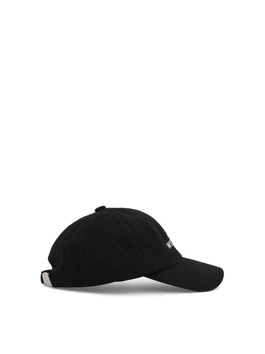 WE11DONE 1506 Logo Washed Cap (Black)