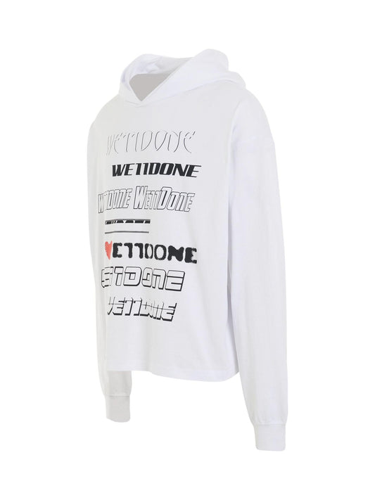 WE11DONE Love Logo Hoodie (White)