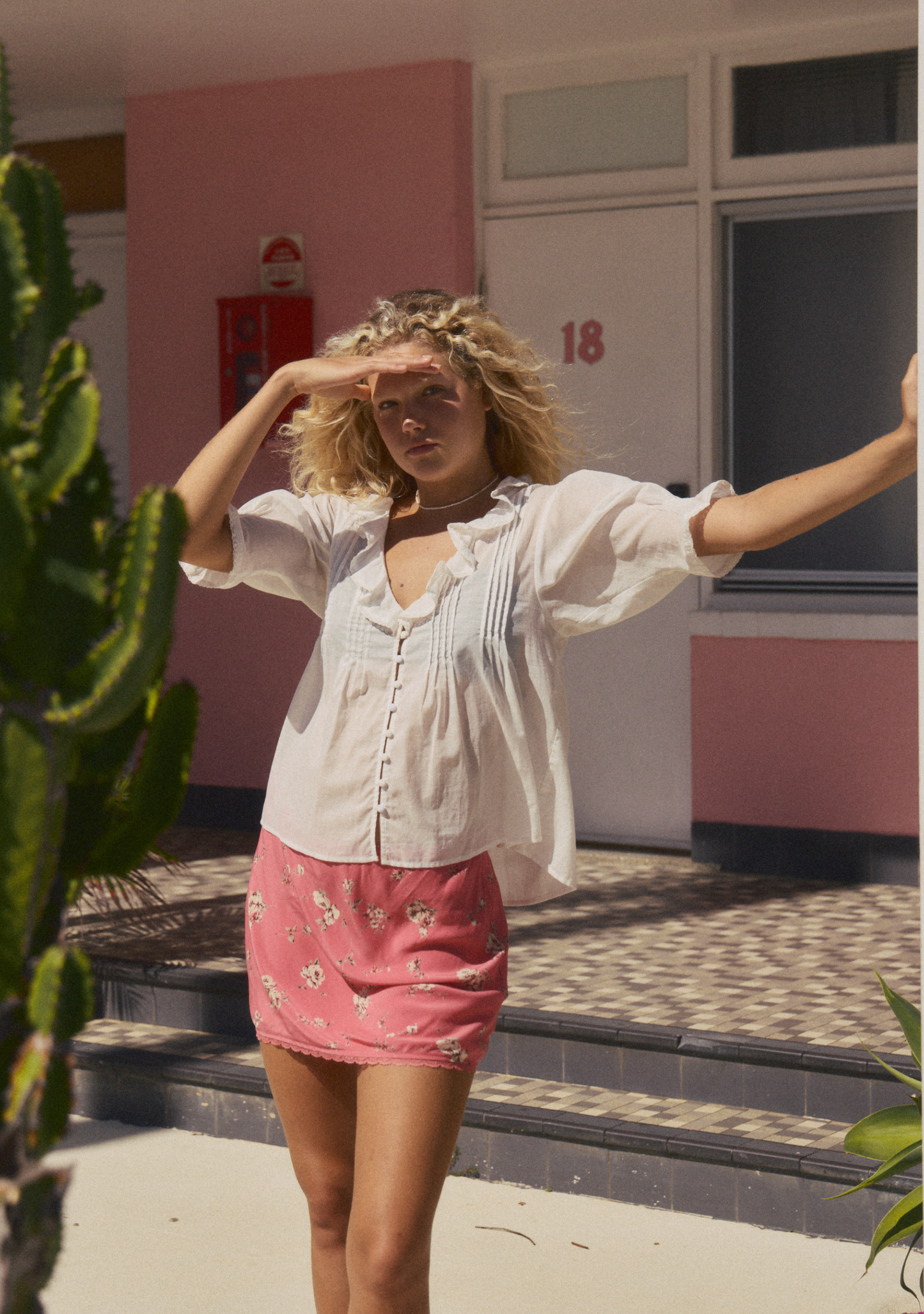 Auguste The Label Charlotte Mini Skirt (Pink)