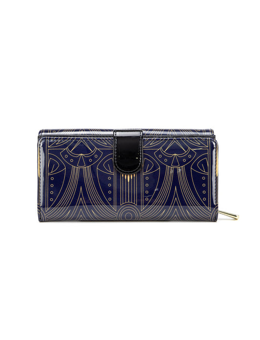 GATSBY LARGE PATENT LEATHER WALLET WITH RFID- WSF5201- NEW IN