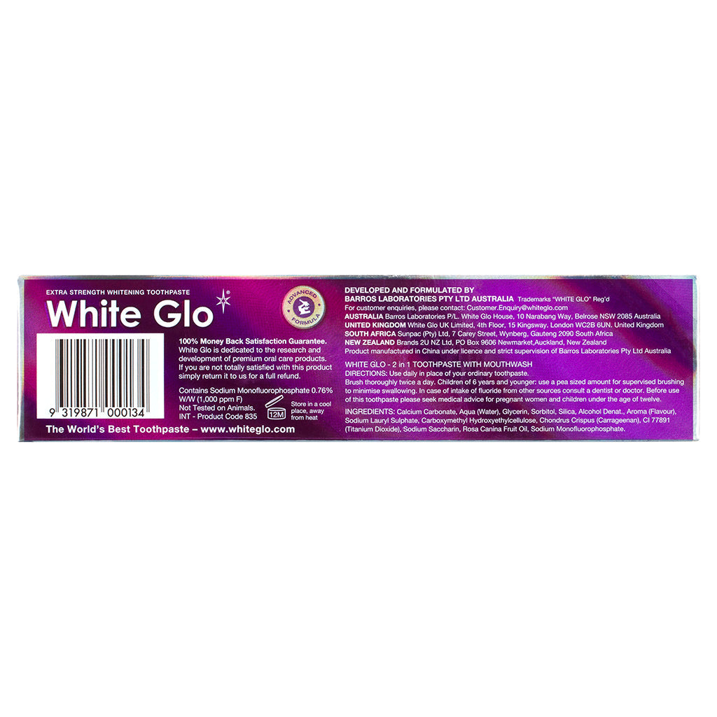 White Glo 2-in-1 Whitening Toothpaste With Mouthwash