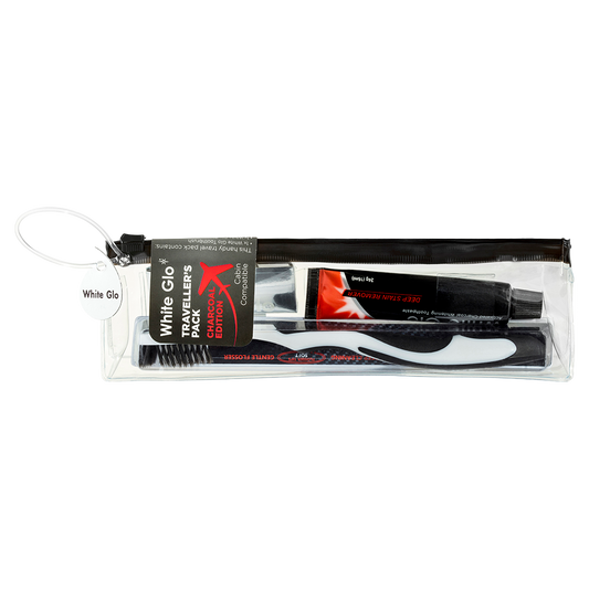White Glo Charcoal Whitening Travellers Pack