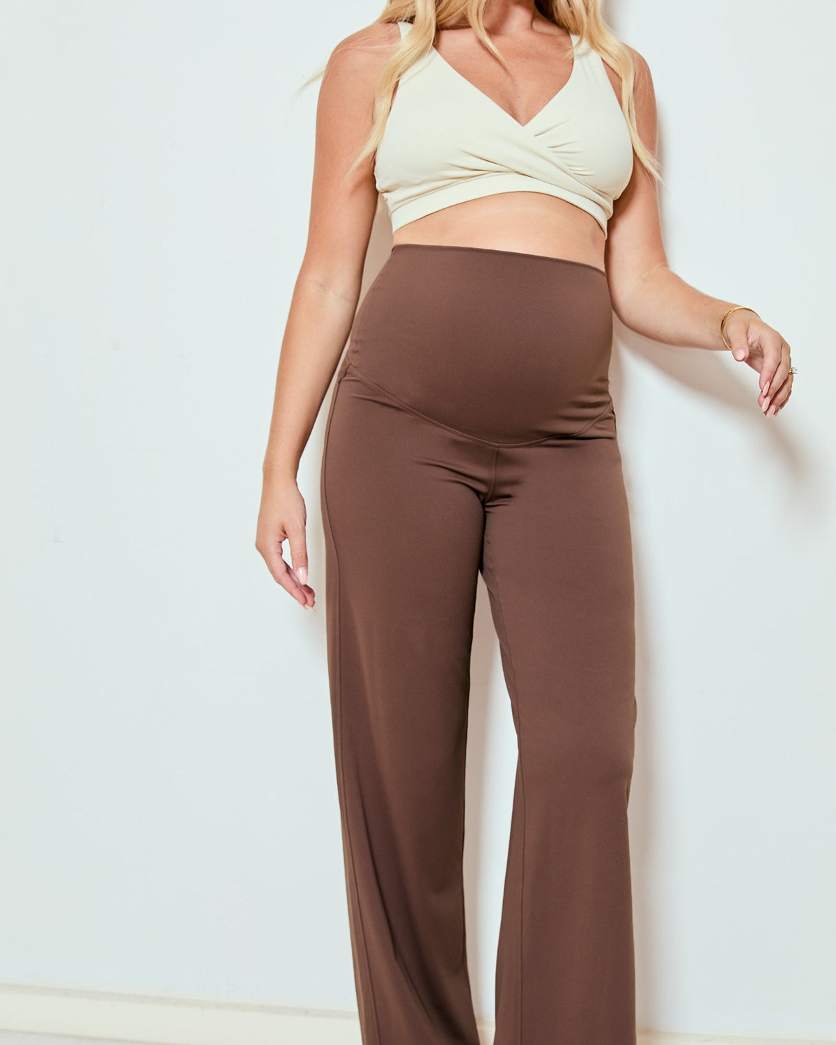 Soon Maternity Wide Leg Overbelly Leggings