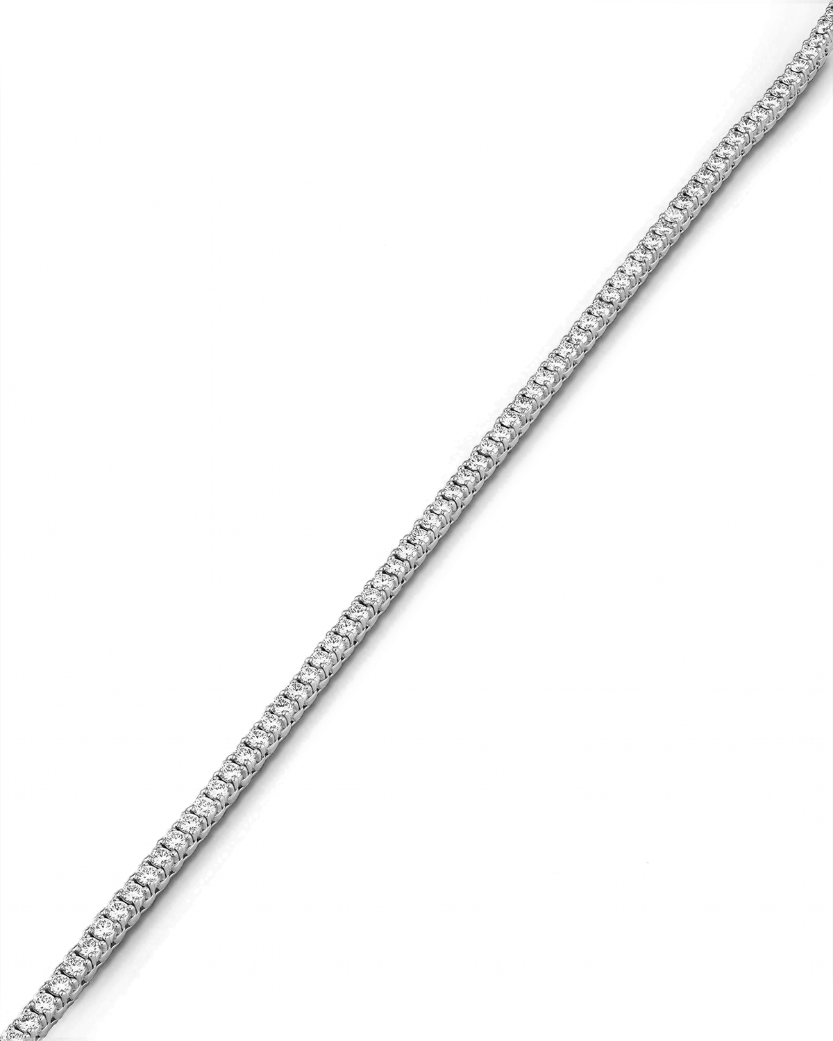 LAVANA Wimbledon Silver Diamond Tennis Necklace
