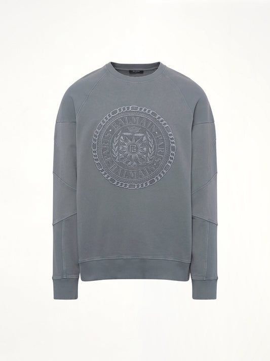 Balmain Medal Sweatshirt (Grey)