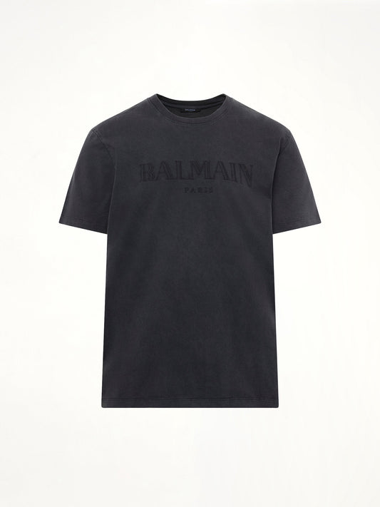 BALMAIN Balmain Vintage Emblem T-Shirt (Vintage Black)