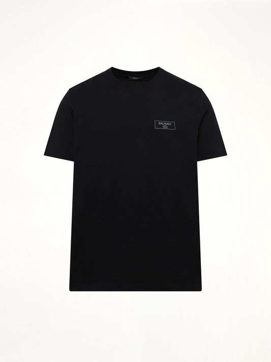 BALMAIN Couture Label Regular T-Shirt (Black)