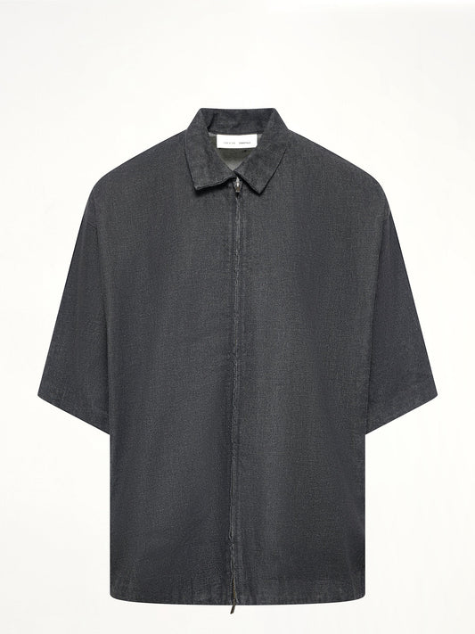 FEAR OF GOD ESSENTIALS Full Zip Work Shirt (Black)