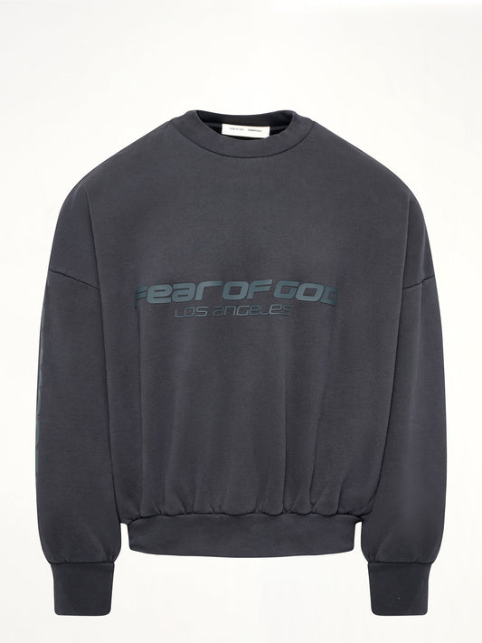 FEAR OF GOD ESSENTIALS Cropped Relaxed Sweatshirt (Black)