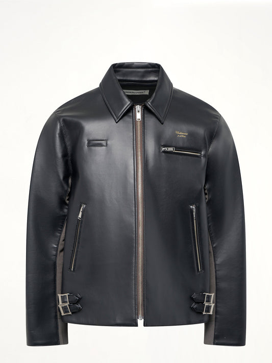 UNDERCOVER Faux Leather Blouson (Black)