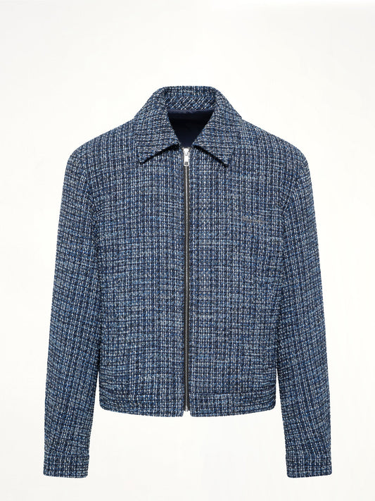 WOOYOUNGMI Tweed Jacket (Blue)