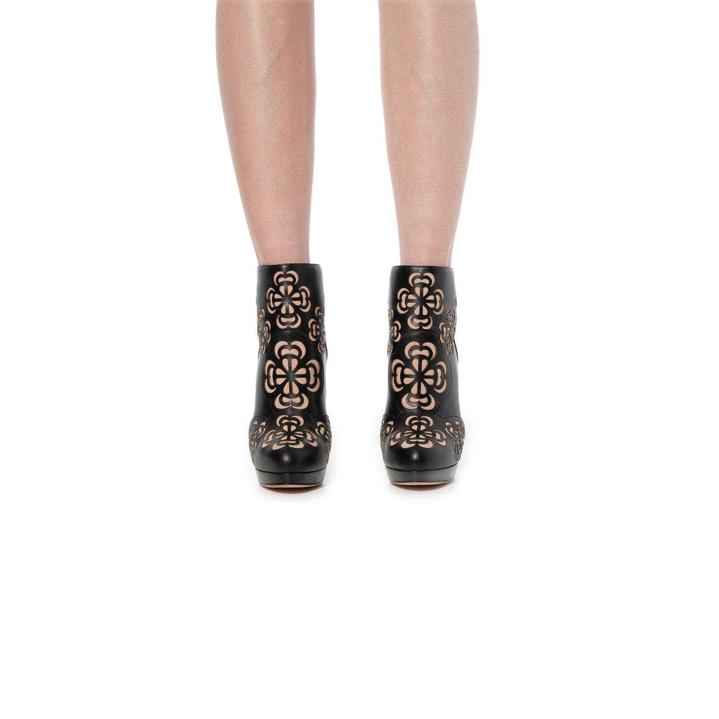 ALEXANDER MCQUEEN Ankle Low Boots (Black)
