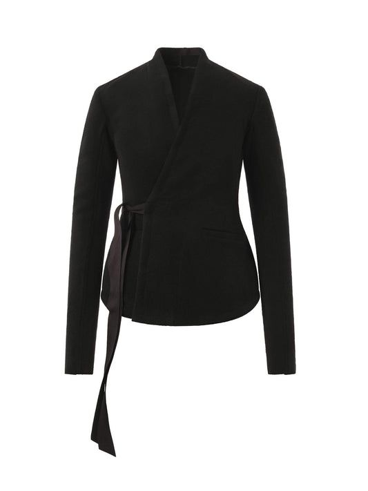 RICK OWENS Hollywood Wool Jacket (Black)