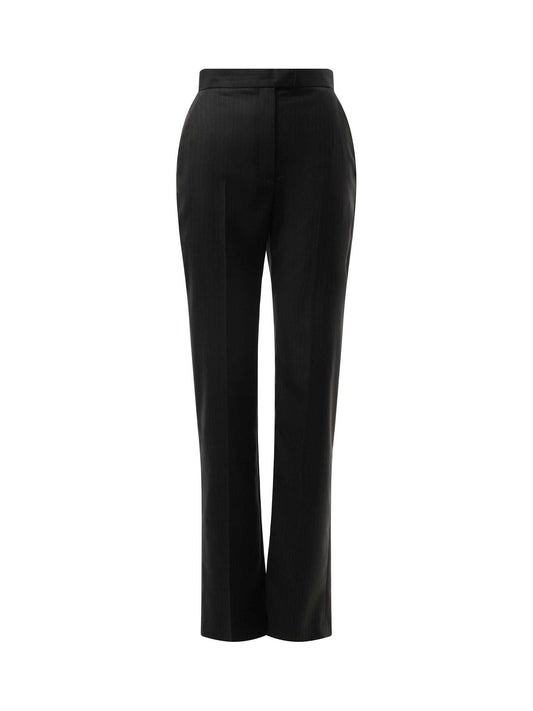 ALEXANDER MCQUEEN Straight Leg Trousers (Grey)