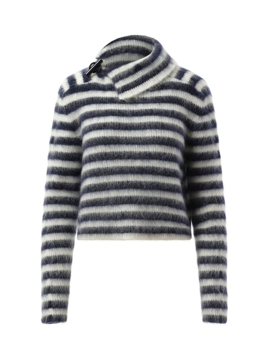 JACQUEMUS Le Pull Marina (Navy Multicolour)