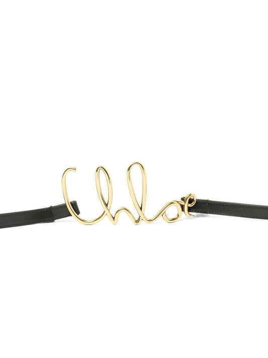 CHLOE The Chloe Iconic Belt (Black)