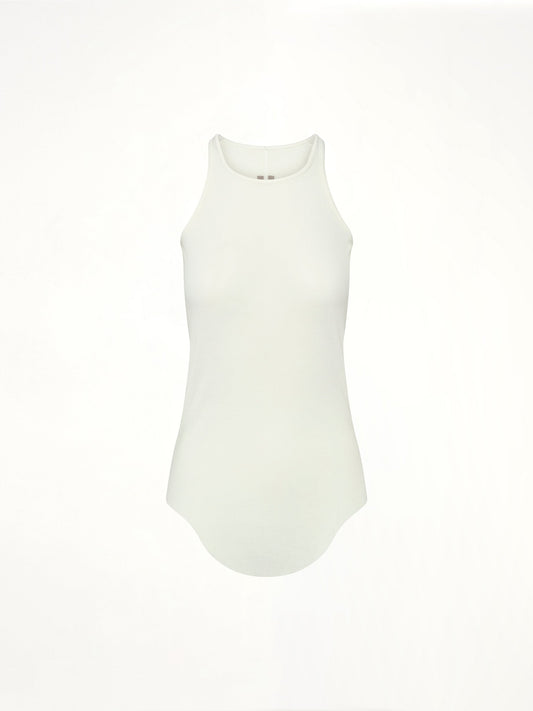 RICK OWENS Basic Rib Tank Top (Milk)
