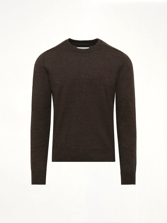 MAISON MARGIELA Gauge 12 Knit Sweater (Brown)