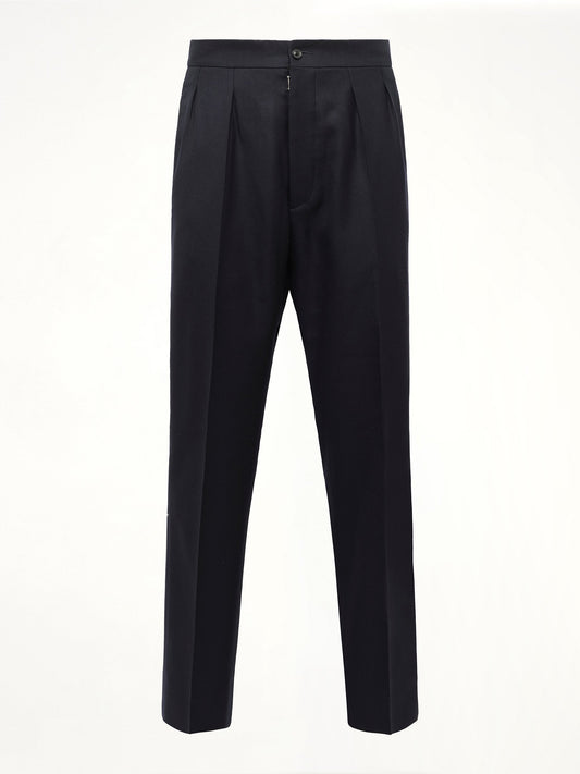 MAISON MARGIELA Wool Twill Pants (Blue)