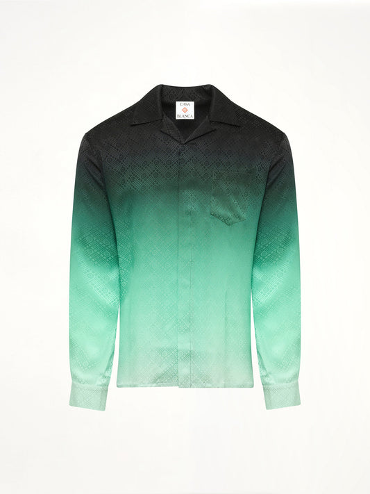CASABLANCA Ping Pong Gradient Shirt (Green)