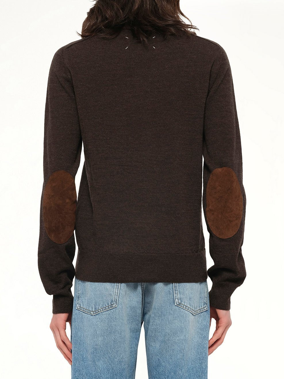 MAISON MARGIELA Gauge 12 Knit Sweater (Brown)