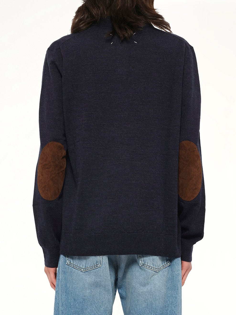 MAISON MARGIELA Gauge 14 Polo Shirt (Navy)
