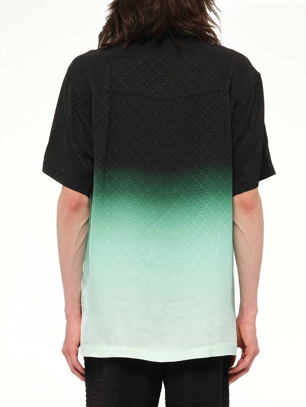 CASABLANCA Gradient Monogram Shirt (Green)