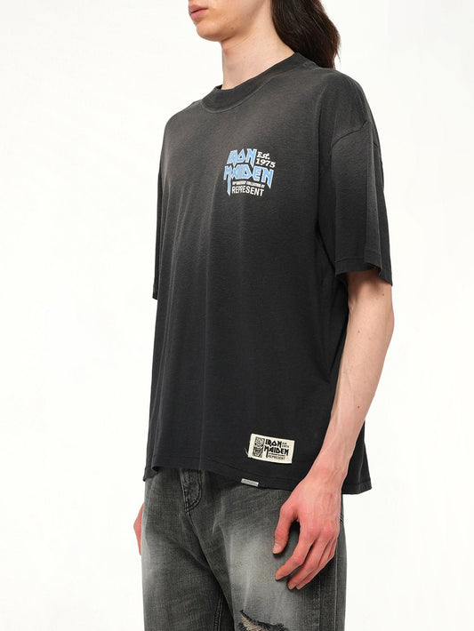 REPRESENT Iron Maiden Anniversary T-Shirt (Stained Black)