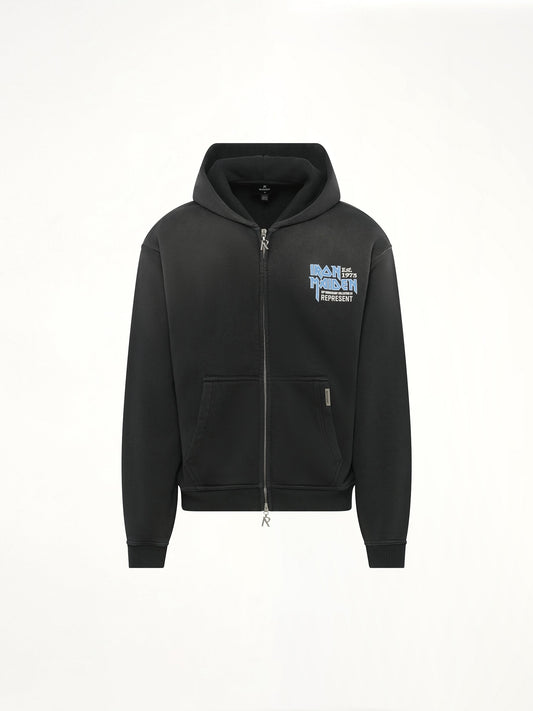 REPRESENT Iron Maiden Anniversary Hoodie (Stained Black)