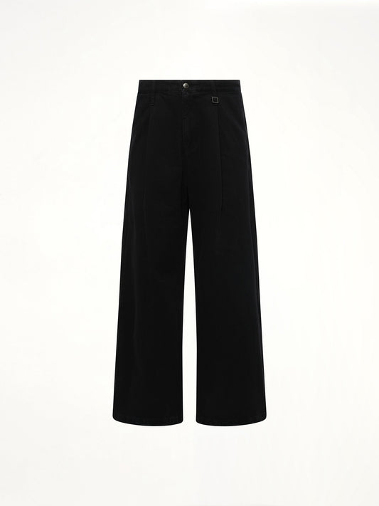 WOOYOUNGMI Single Pleat Jeans (Black)