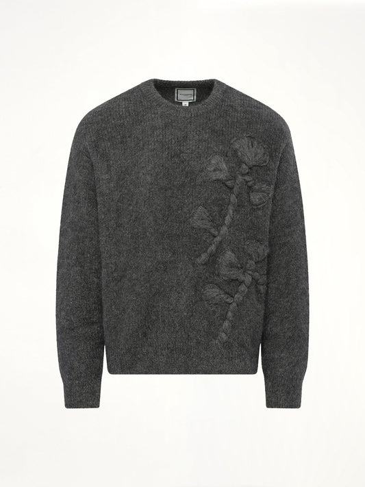 WOOYOUNGMI Flower Sweater (Grey)