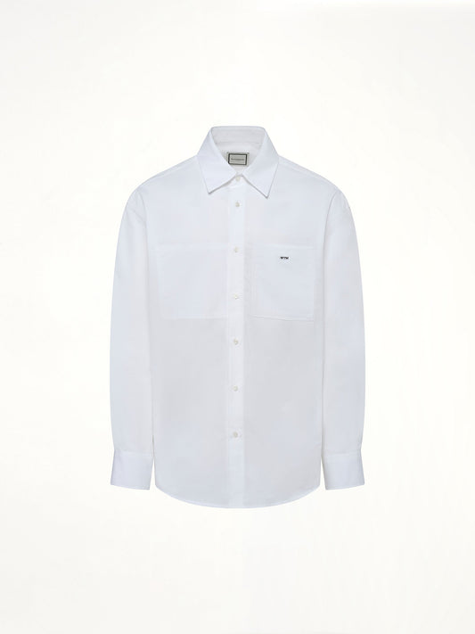 WOOYOUNGMI Logo Button Up Shirt (White)