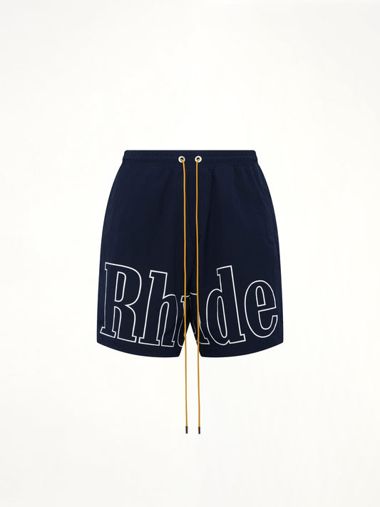 RHUDE Rhude Logo Shorts (Navy)