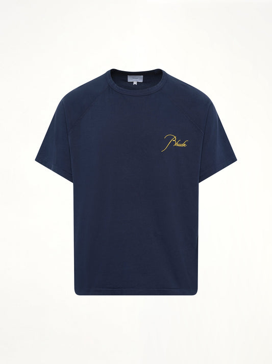 RHUDE Classique Raglan T-Shirt (Navy)