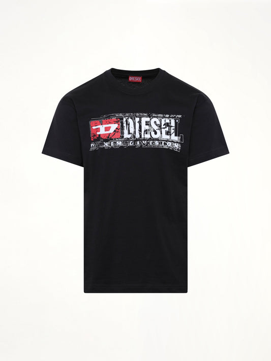 DIESEL T-NORM-T6 T-Shirt (Black)
