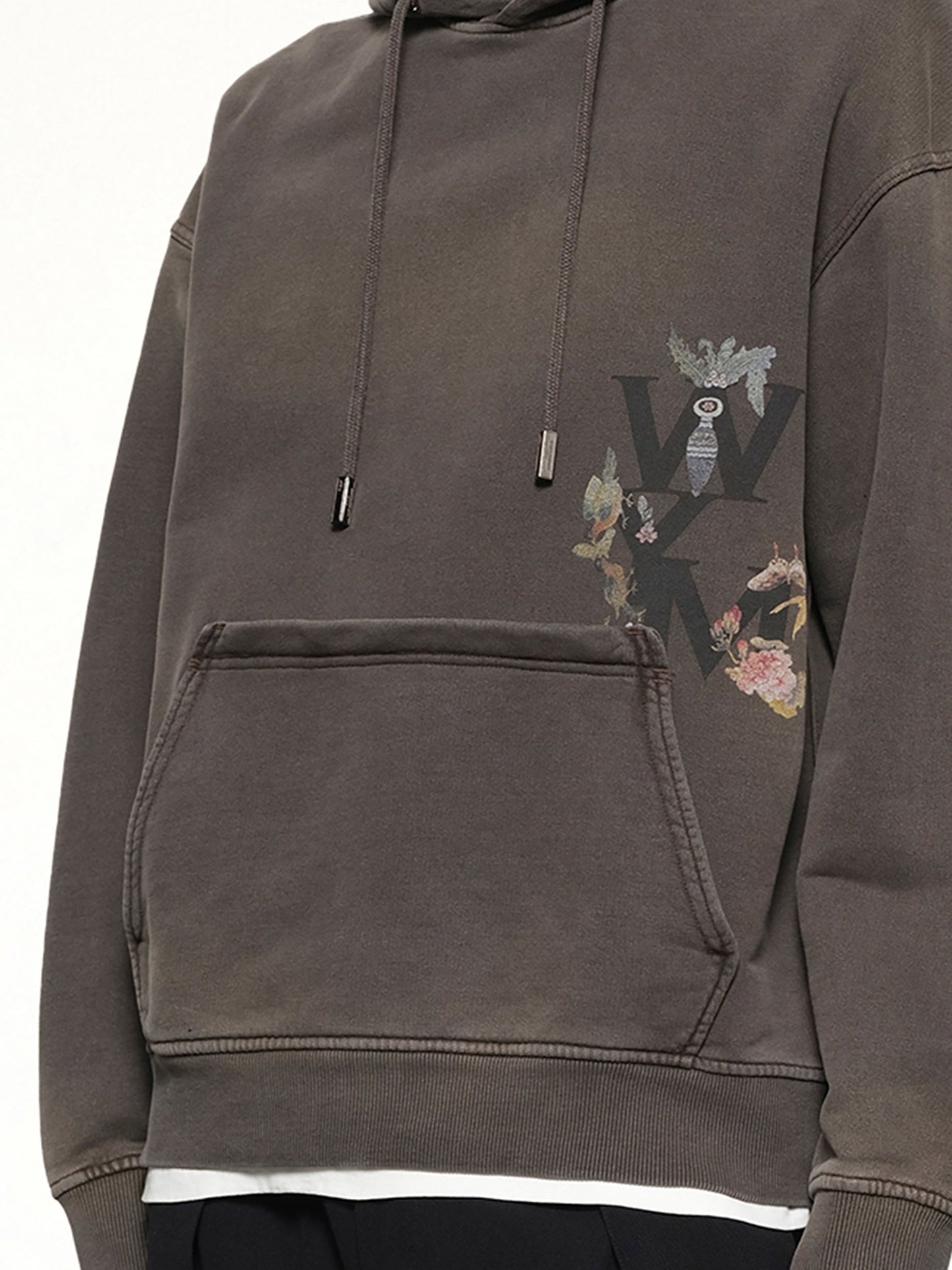 WOOYOUNGMI Print Hoodie (Mud)