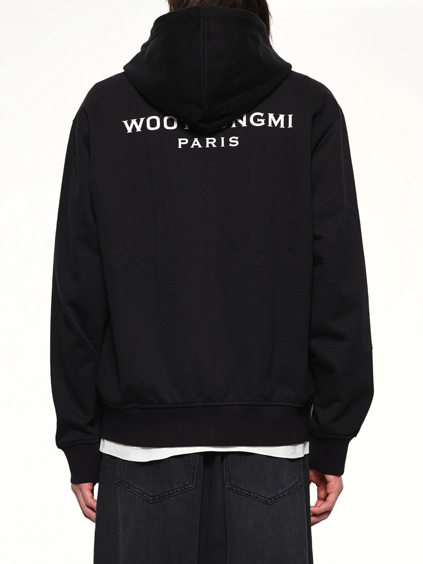 WOOYOUNGMI Zip Hoodie (Black)