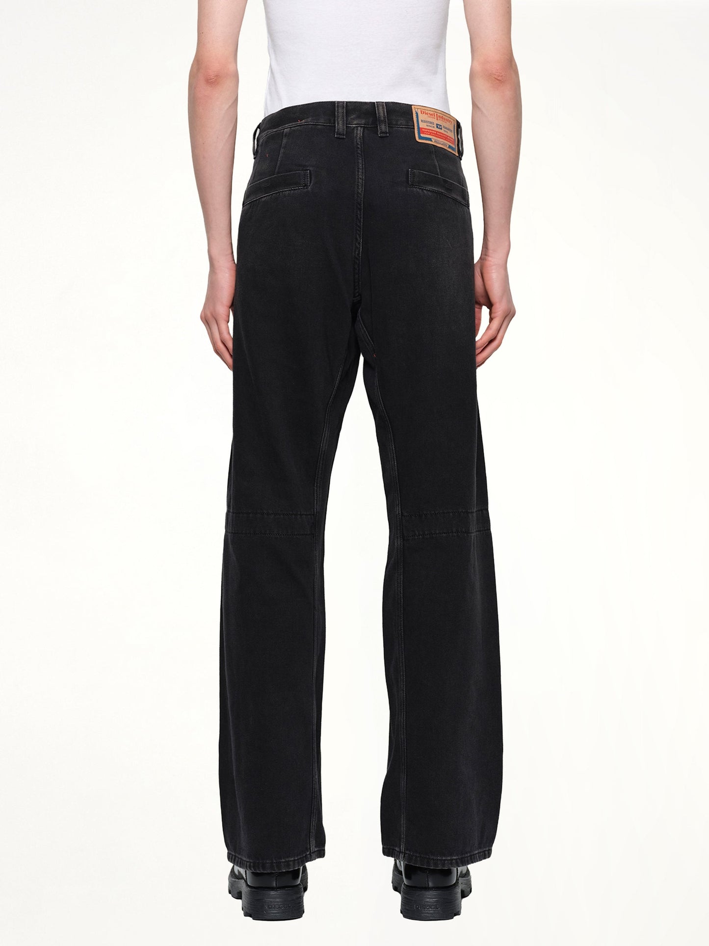 DIESEL D-ZETA Relaxed Jeans (Black)