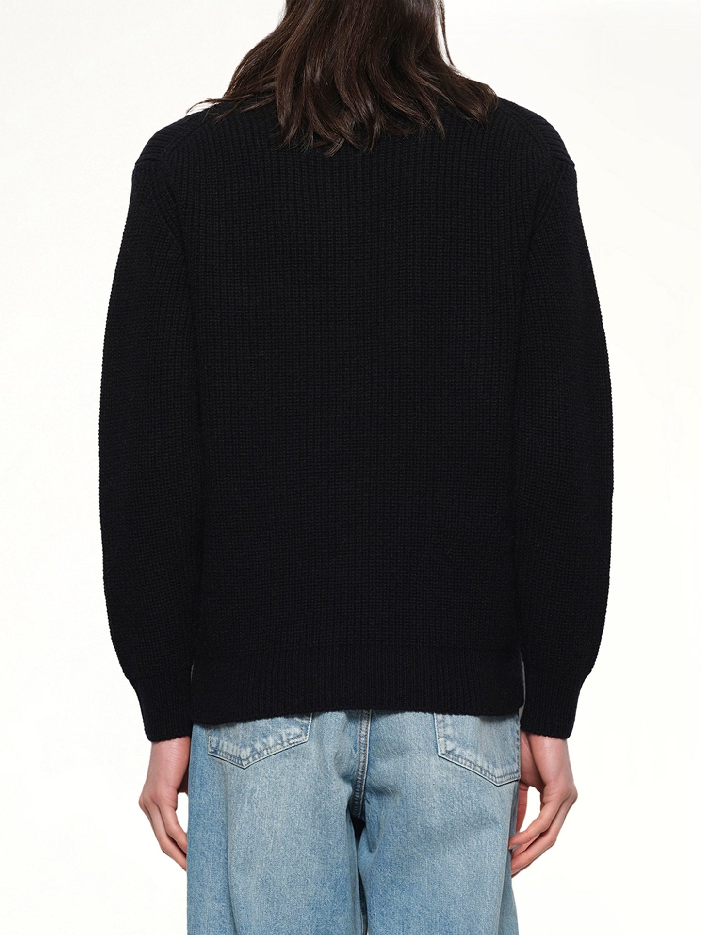 VOWELS Baby Alpaca Knit (Black)